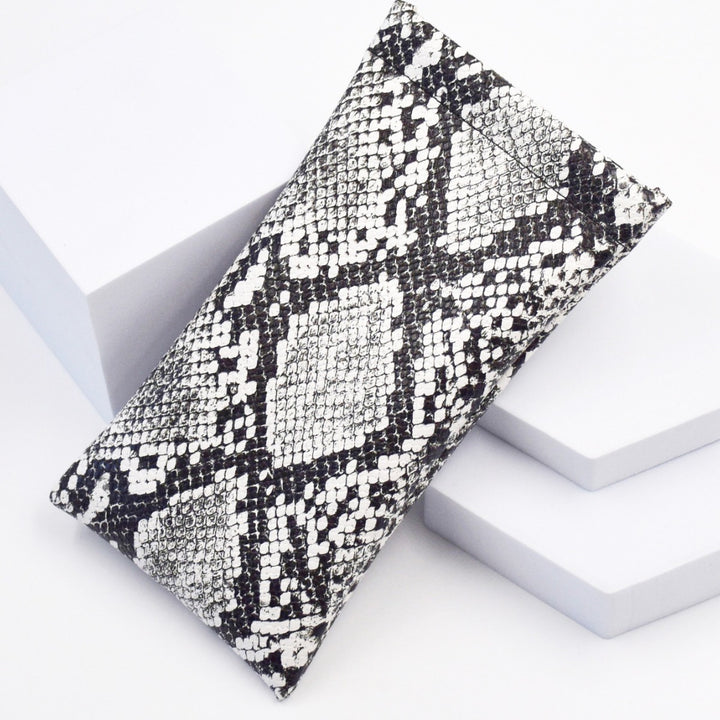 Stylish Snake Print Eyewear Case Kalsten