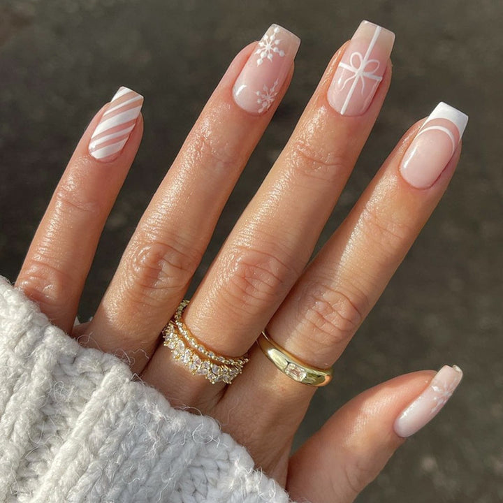 Elegant Decorative Press-On Nail Set kalsten 1788495540