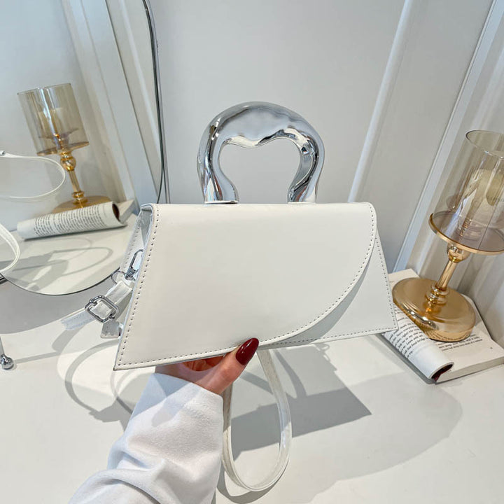 WoChic Patent Leather Handheld Purse Kalsten