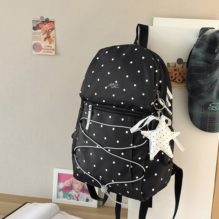 Casual Polka Dot Mini Backpack Kalsten