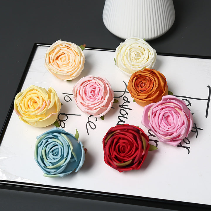 Decorative Satin Rose for Home Decor Display