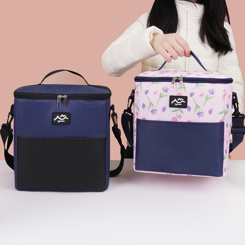 Insulated Floral Print Lunch Box Cooler Kalsten