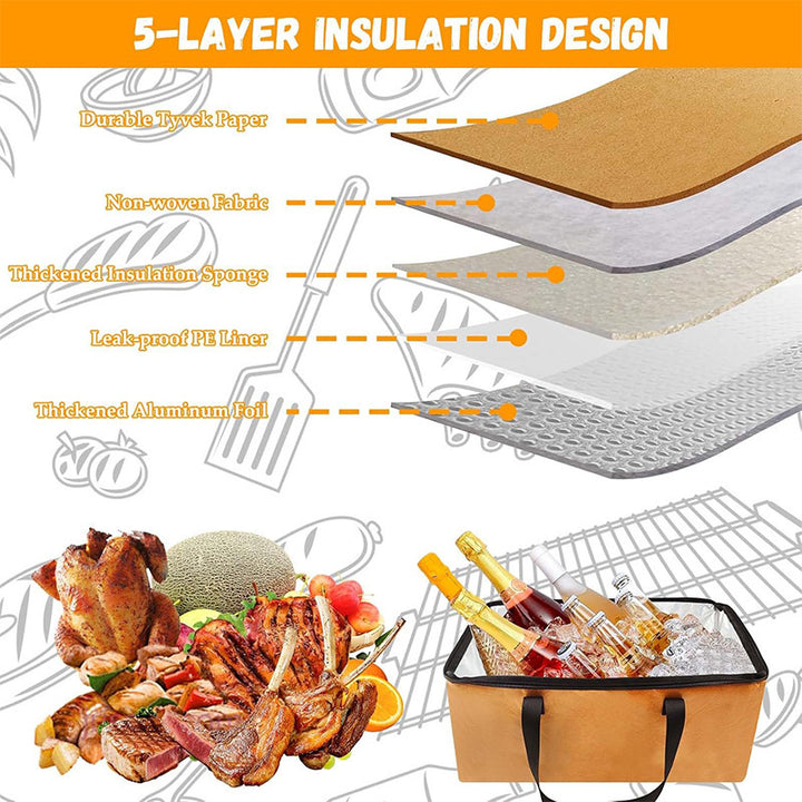 Insulated Transport Bag For Hot Food Kalsten