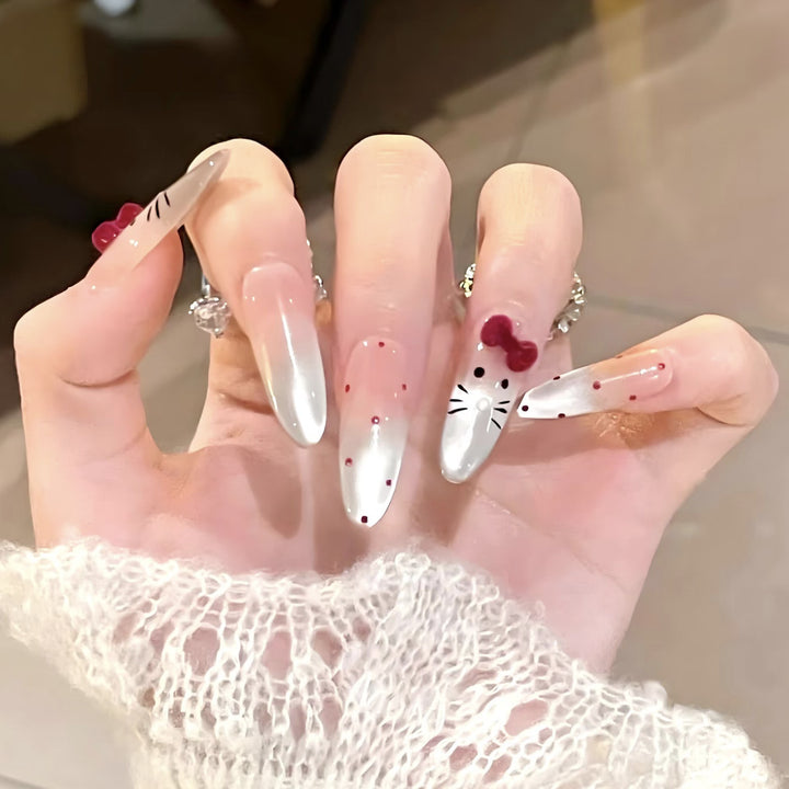 Artistic Character-Themed Press-On Nail Set Kalsten