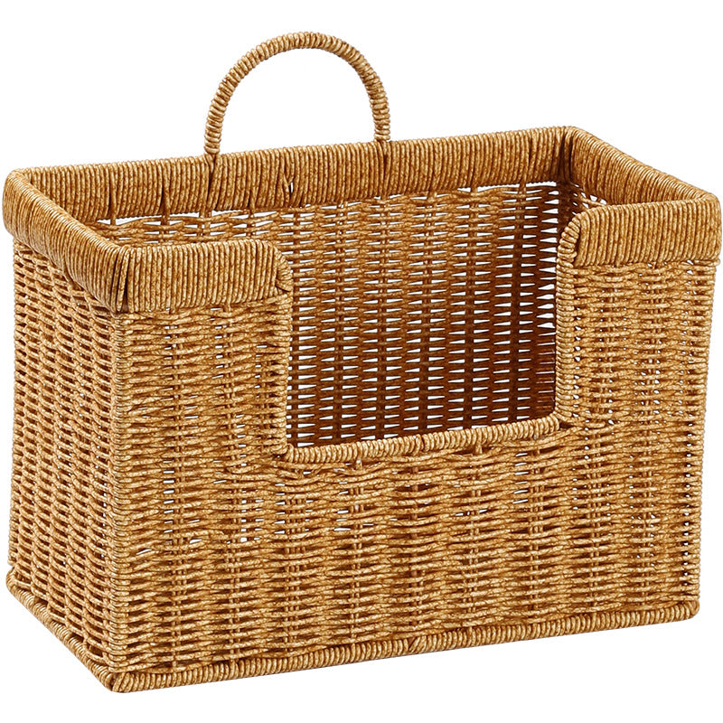 Unisex Handwoven Storage Basket with Practical Carrying Handle Kalsten