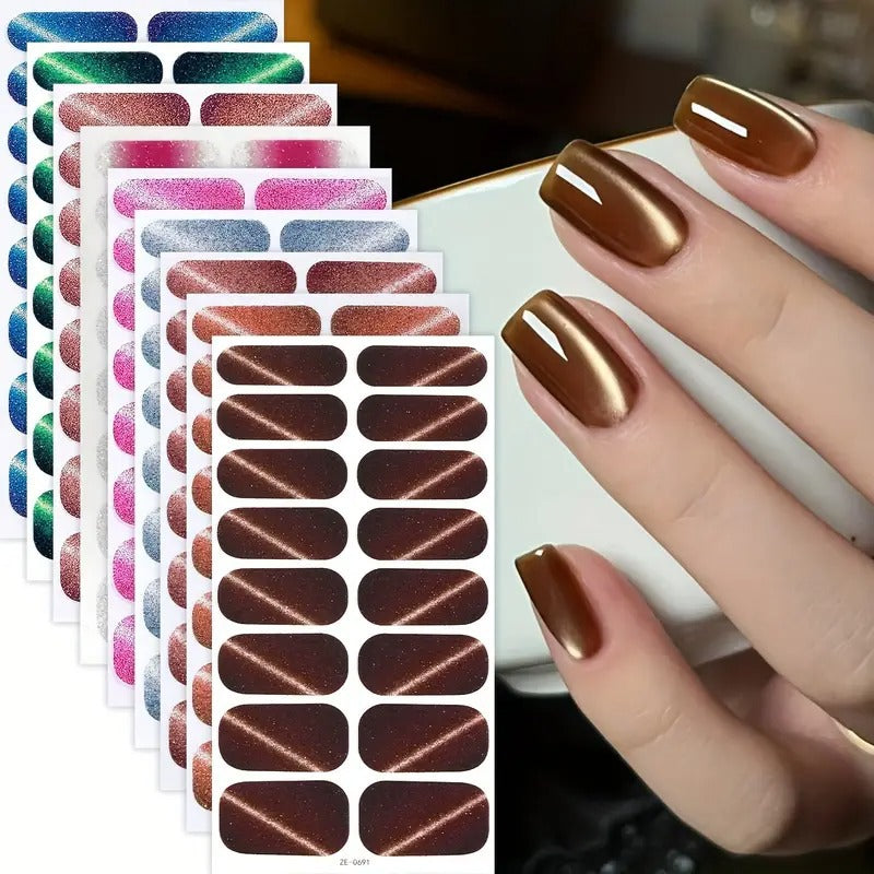 Ombre Glitter Nail Wraps