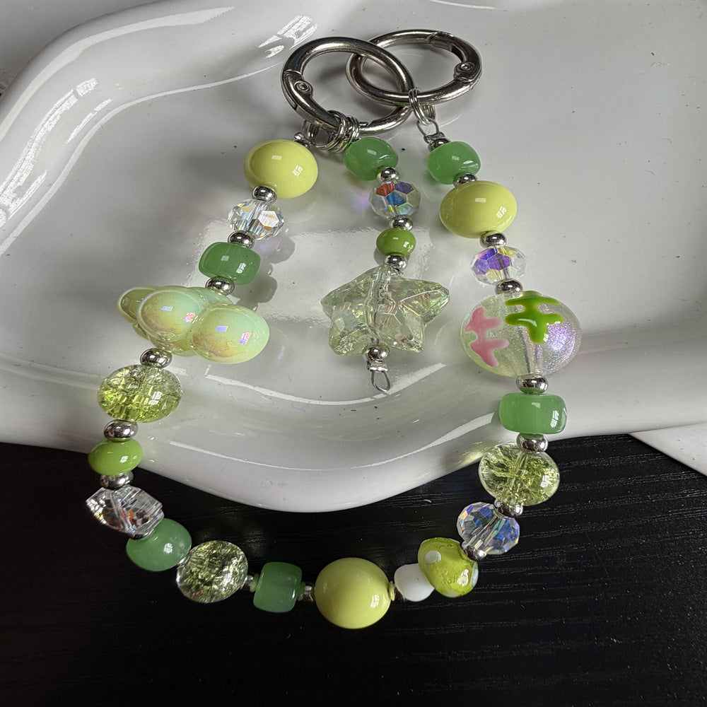 Decorative Beaded Charm Keychain Kalsten 1790134997