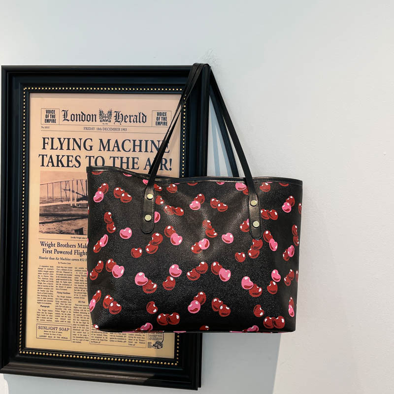 WoPlayful Cherry Patterned Tote Bag Kalsten