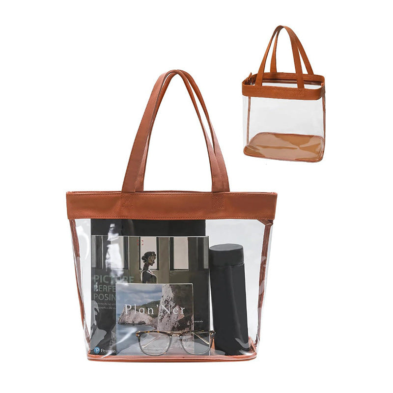 Transparent tote bag with removable interior compartment Kalsten