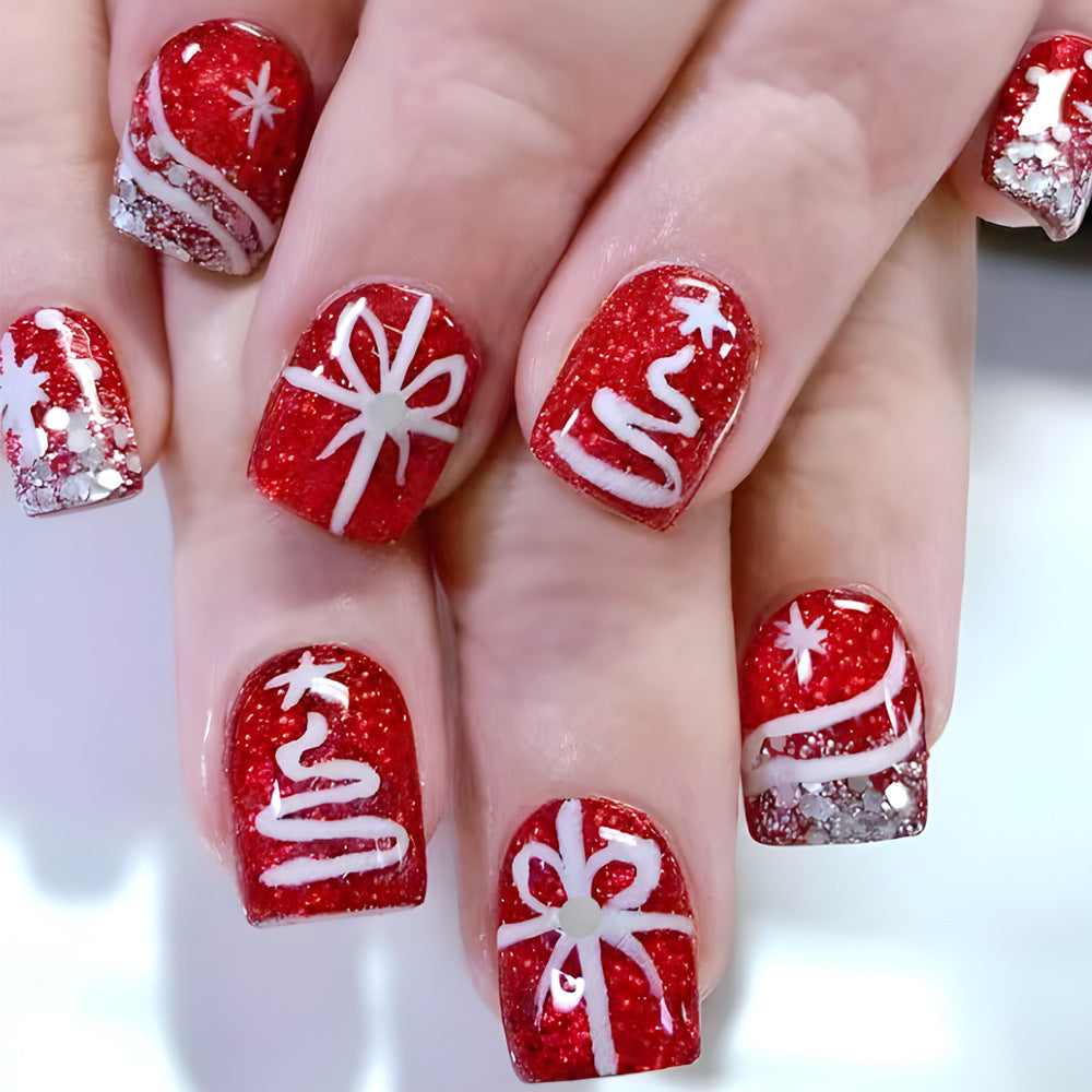 Festive Glitter Nail Art Designs Kalsten