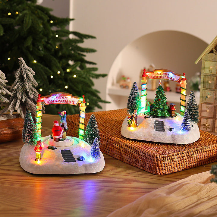 Festive Christmas decoration with lights Kalsten