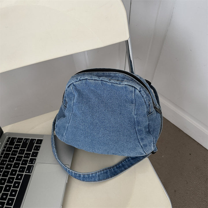 Casual Denim Crossbody Bag