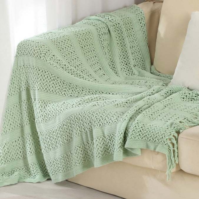 Cozy Knit Throw Blanket