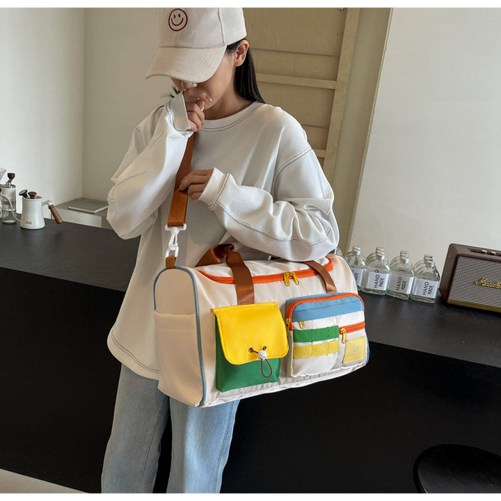 Versatile Multi-Pocket Travel Duffle Bag