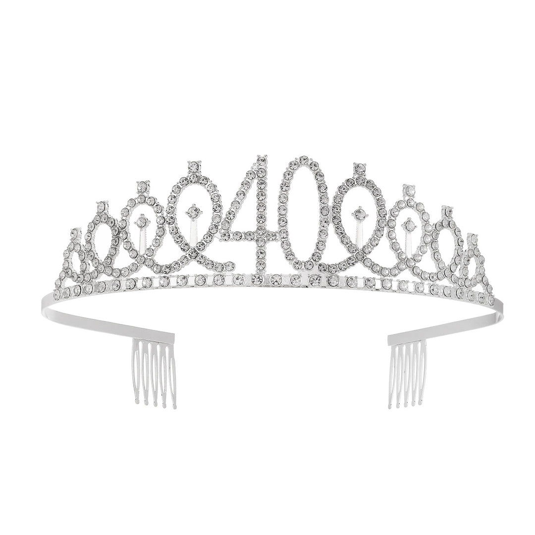 Women's Crystal-Embellished Tiara with Elegant Design Kalsten