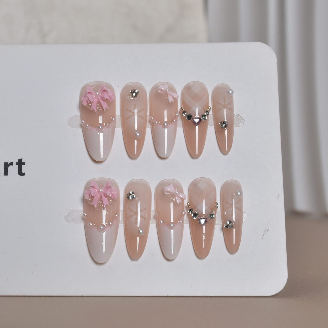 Decorative Press-On Nail Art Set Kalsten