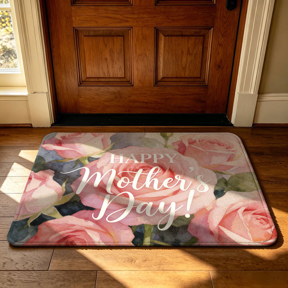 Artistic Geometric Welcome Mat