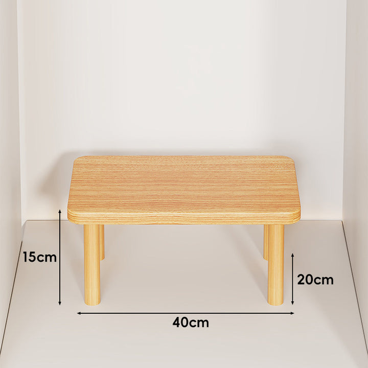 Adjustable Multi-Height Wooden Monitor Riser and Desktop Shelf