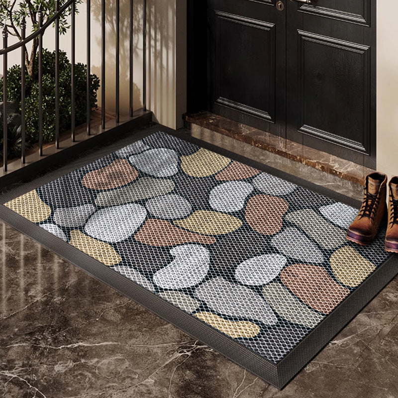 Decorative Rock Pattern Door Mat