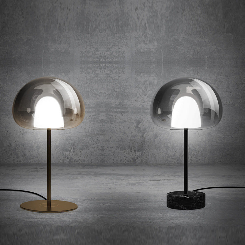 Modern Transparent Glass Table Lamp
