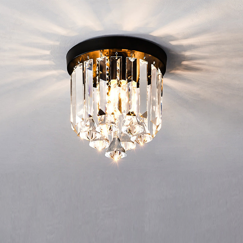 Crystal Flush Mount Ceiling Fixture