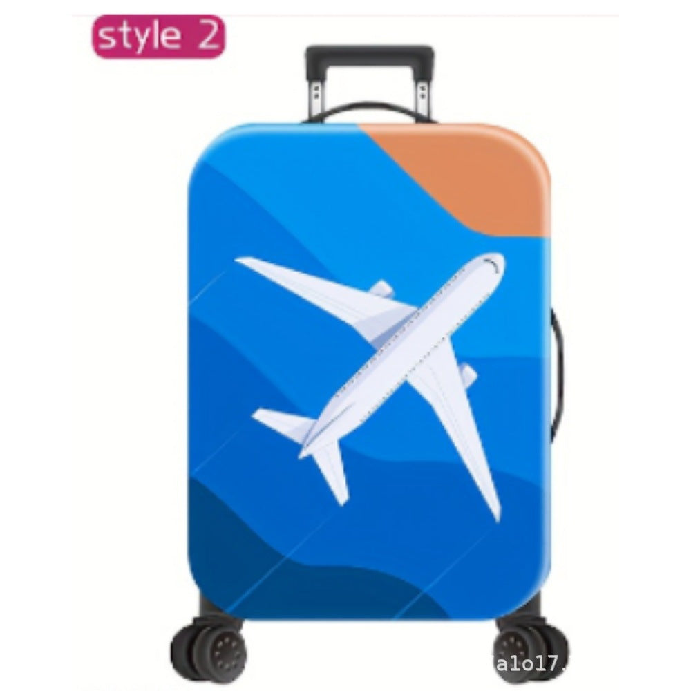 Unisex Hard Shell Travel Suitcase with Motivational Airplane Design Kalsten