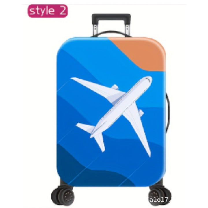 Unisex Hard Shell Travel Suitcase with Motivational Airplane Design Kalsten