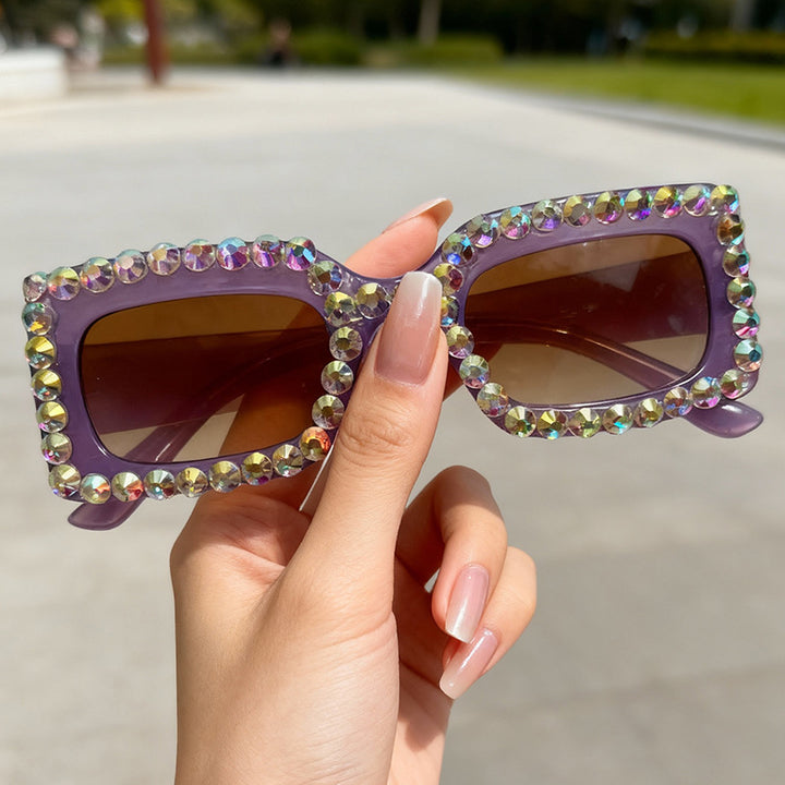 Decorative Rhinestone-Embellished Sunglasses Kalsten