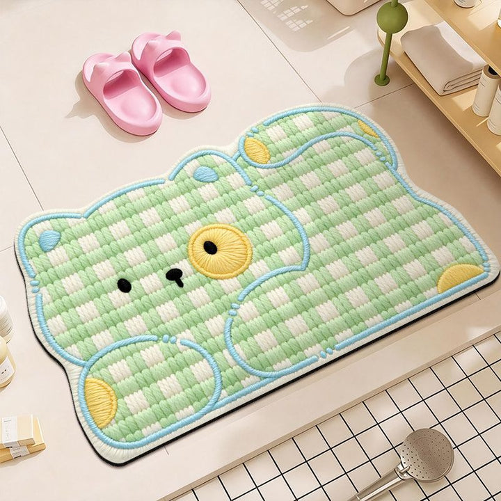 Cute Plush Bear Bath Mat Kalsten