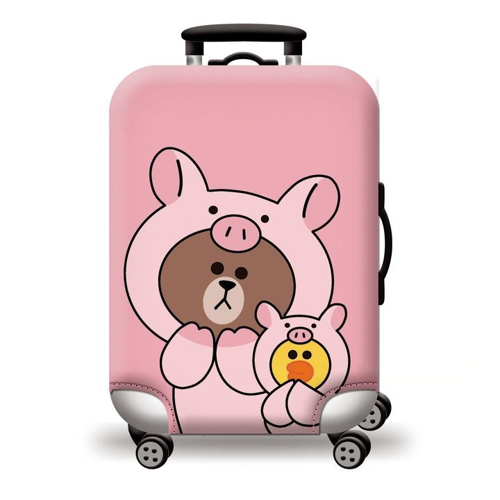 Women Hard Shell Suitcase with Cute Animal Design Kalsten