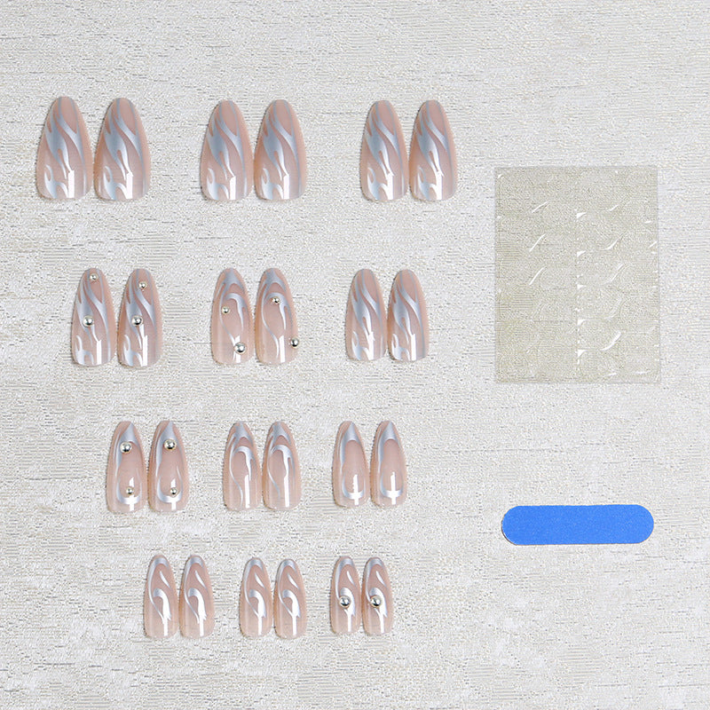 Artistic nail designs with glitter accents Kalsten