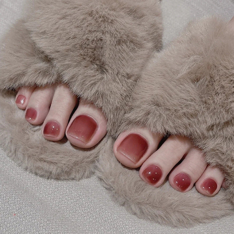 Decorative Rhinestone-Embellished Toe Nail Art Kalsten