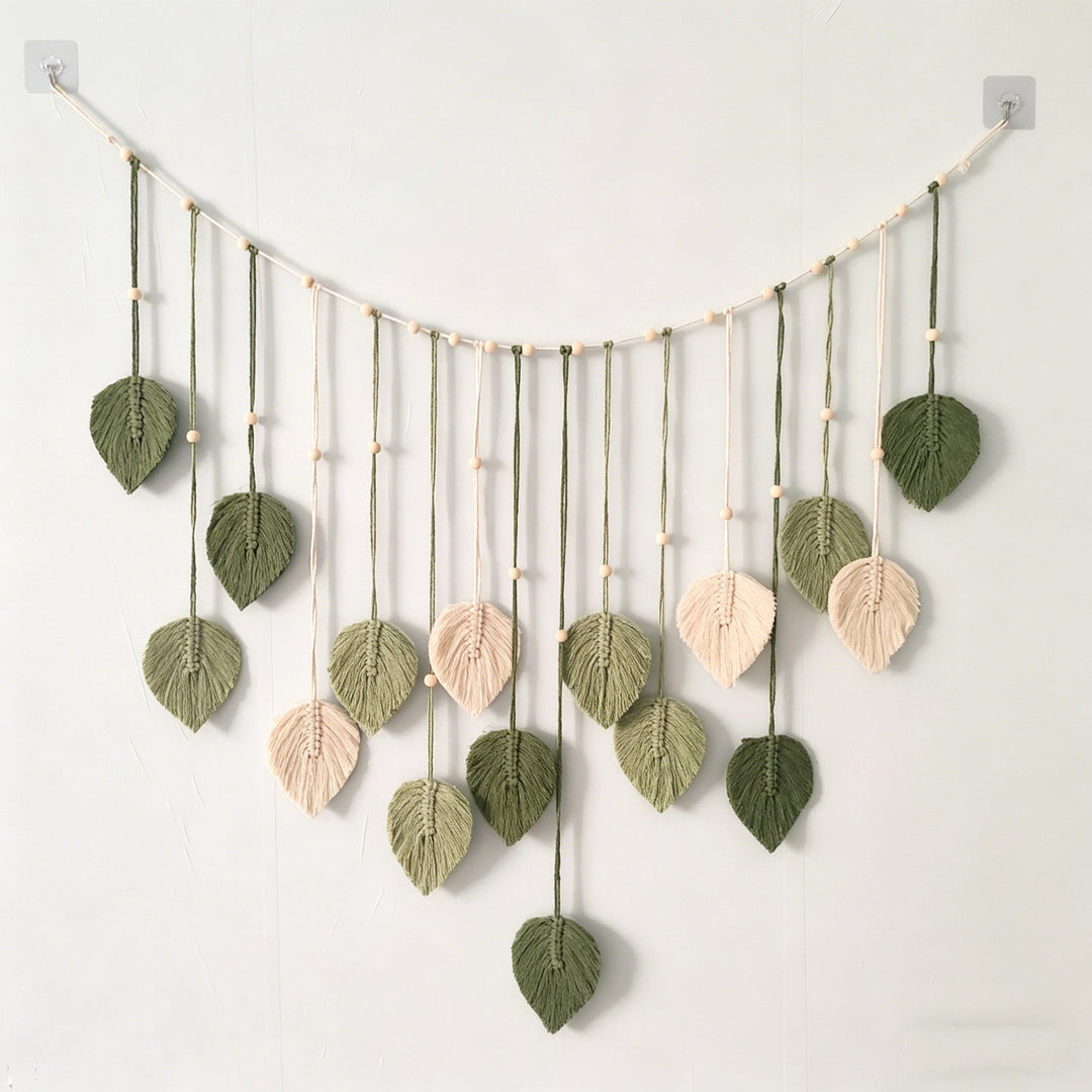 Macrame Leaf Wall Hanging