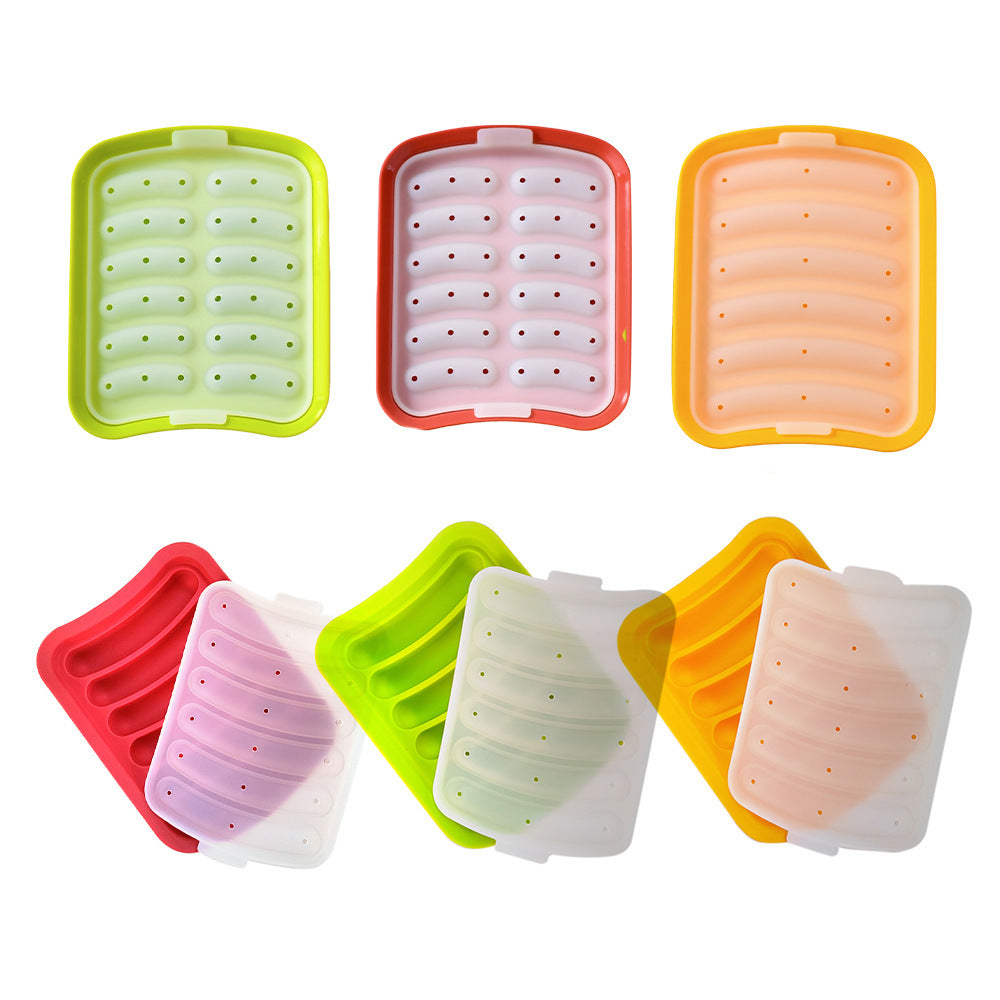 Silicone ice cube mold with integrated cooling design Kalsten