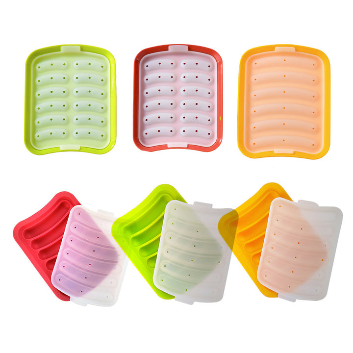 Silicone ice cube mold with integrated cooling design Kalsten