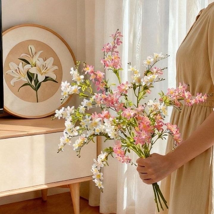 Lifelike Floral Bouquet Display