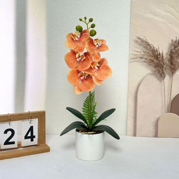 Artificial Orchid Plant for Decorative Indoor Display