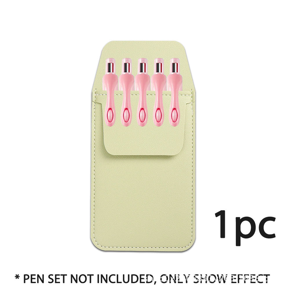 Stylish Leather Pencil Case Holder