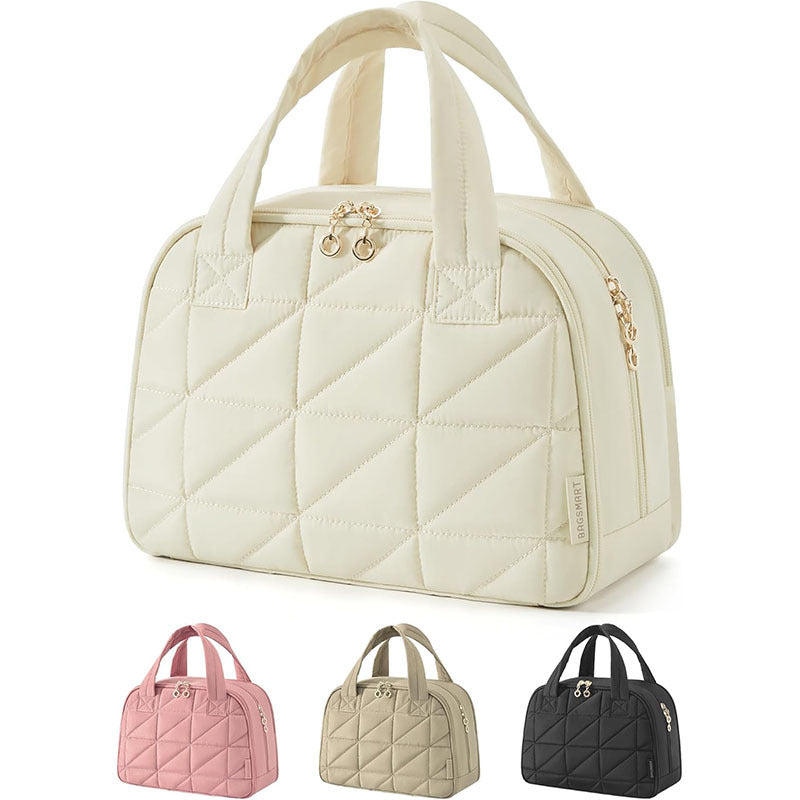 Cosmetic bag with padded interior compartment Kalsten