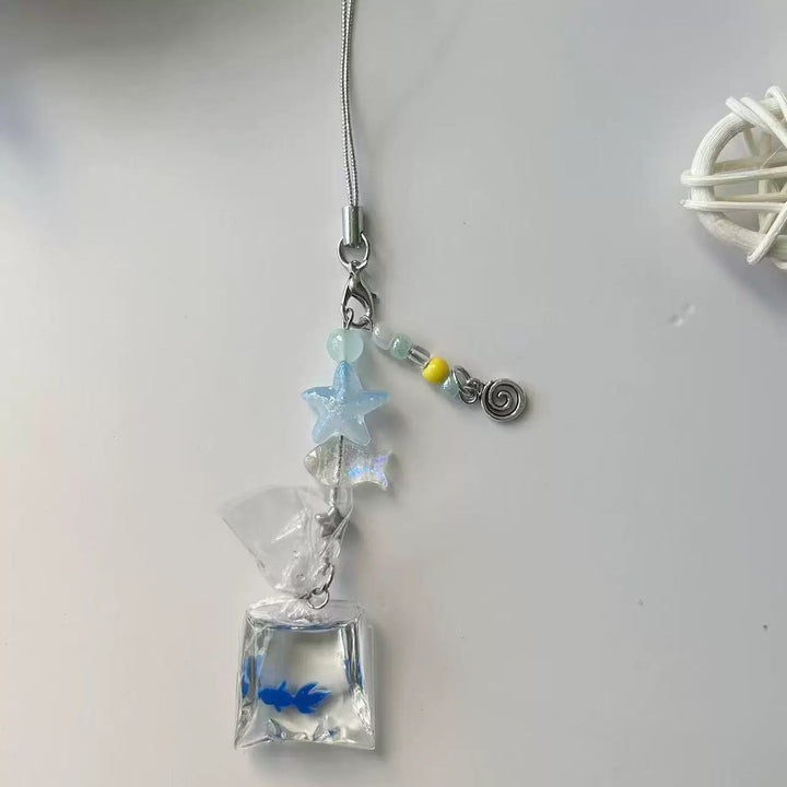 Decorative Goldfish Charm Phone Lanyard Kalsten