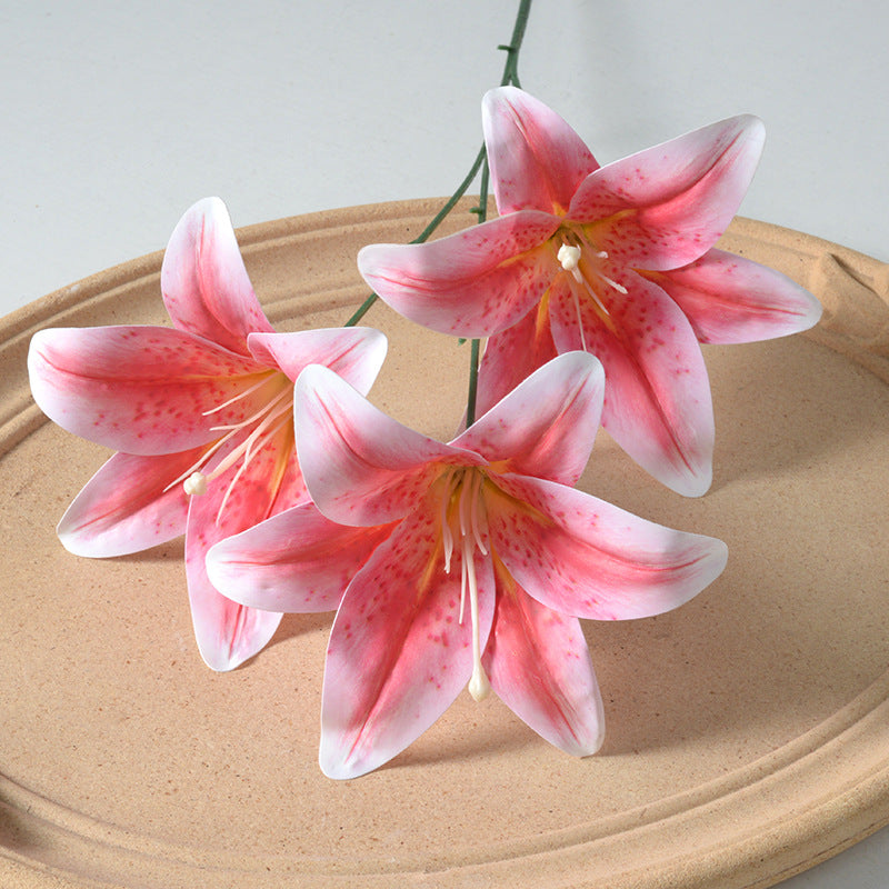 Decorative Artificial Lily Flower Arrangement