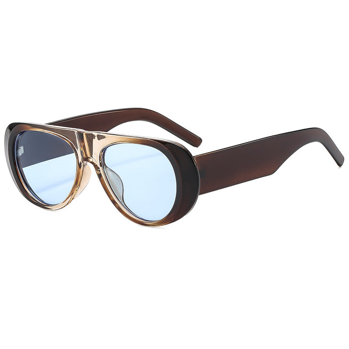 Contemporary Oversized Shield Sunglasses Kalsten
