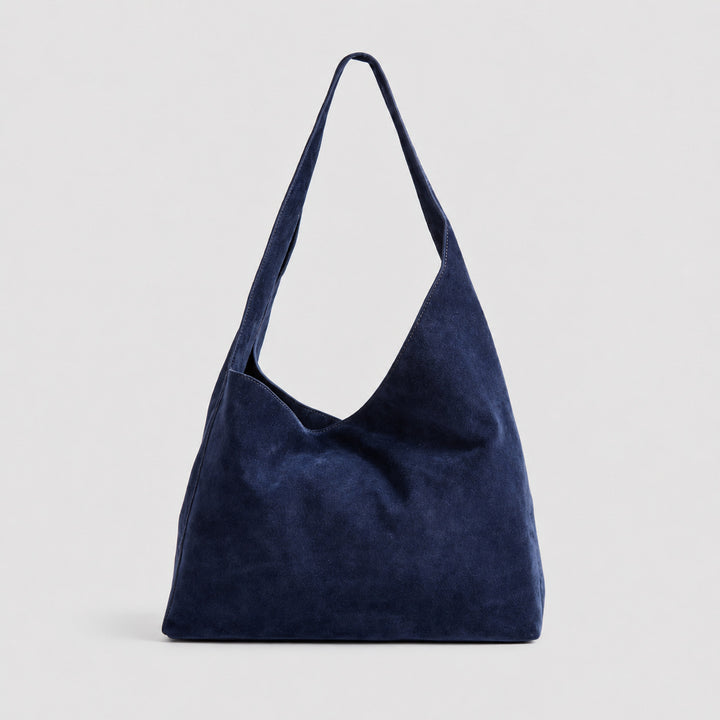 Soft Suede Slouchy Shoulder Bag