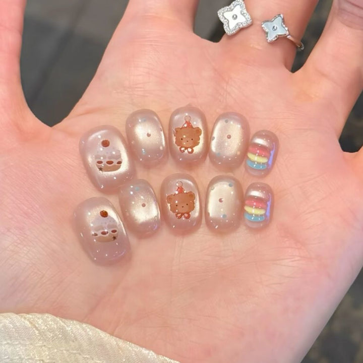 Creative Art Nail Design with Colorful Animal Design Kalsten