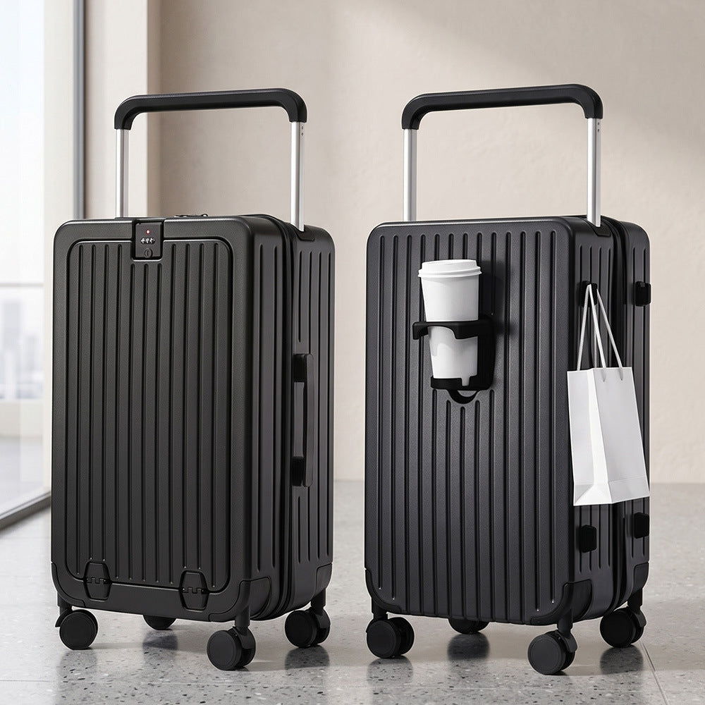 Compact Hard Shell Suitcase with 360-Degree Spinner Wheels