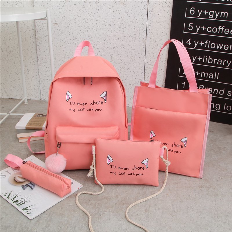 Cute Character Multi-Piece Backpack Set Kalsten
