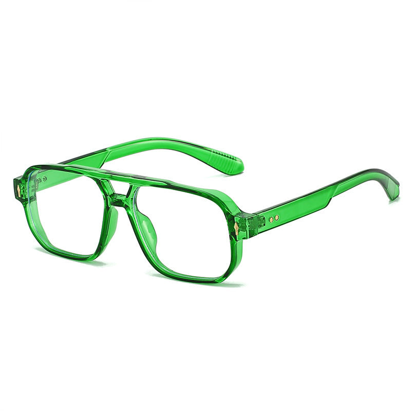Oversized Geometric Sunglasses with Enhanced UV Protection Kalsten
