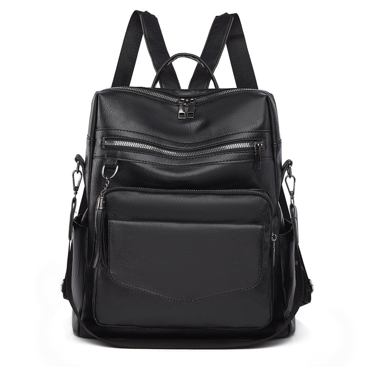 Vintage-Inspired Leather Backpack Kalsten
