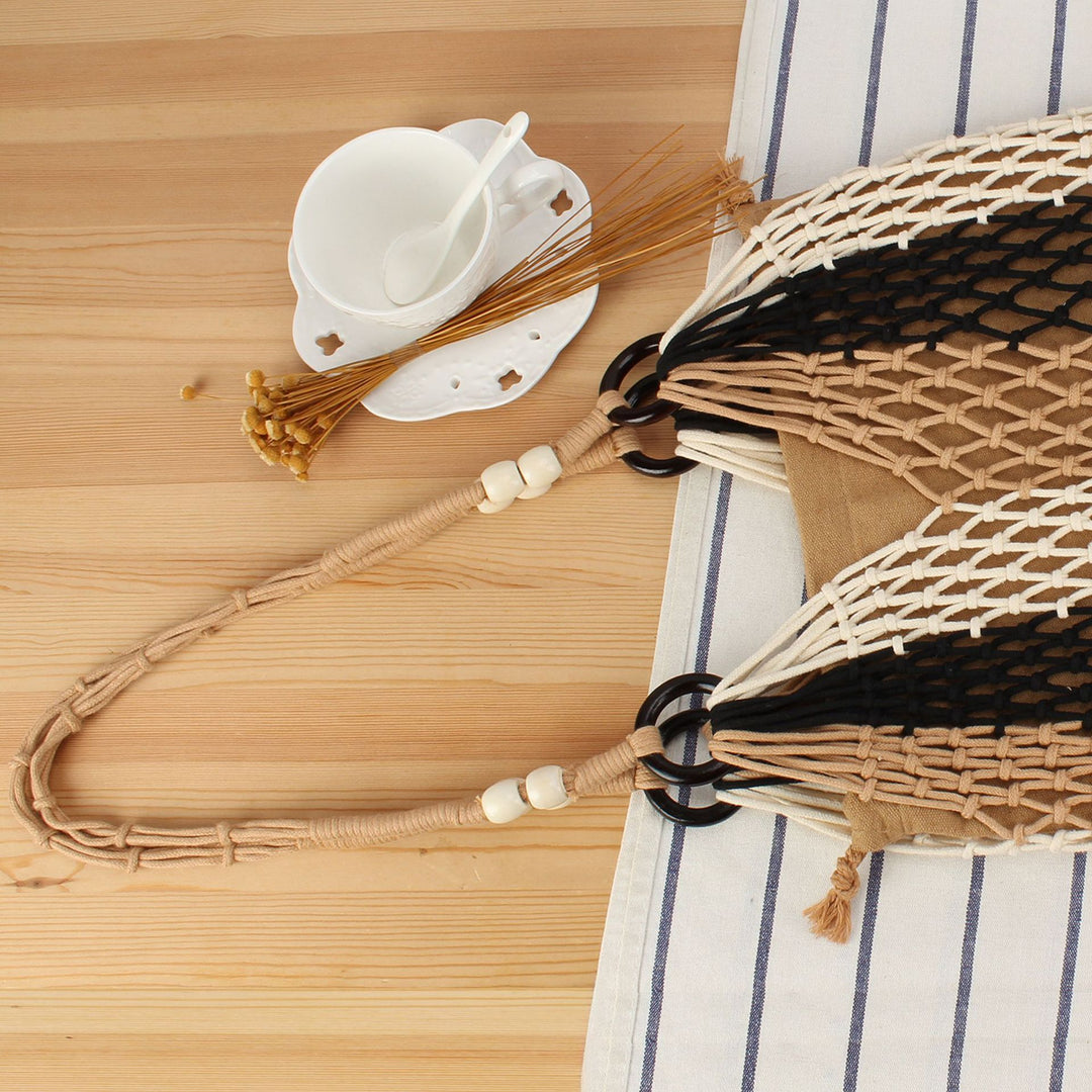 Net shopper with fringe accents Kalsten