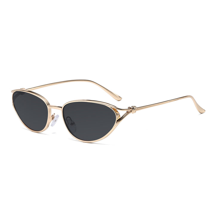 Cat-Eye Sunglasses with Elegant Metallic Accents Kalsten